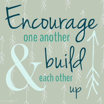 Image result for encourage one another